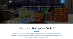 Desktop Screenshot of ebcreasy.com
